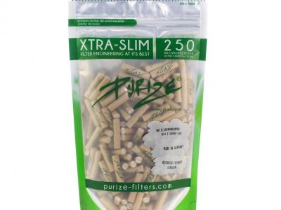 PURIZE Xtra Slim ORGAN 250Stk. Aktivkohlefilter