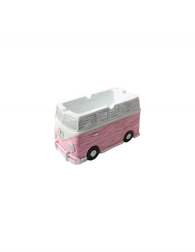 VW-Bus als Aschenbecher Pink