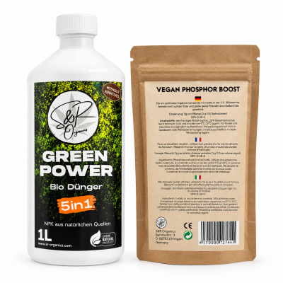 SR Organics Green Power 1L + Vegan Phosphor Boost Bag 10g