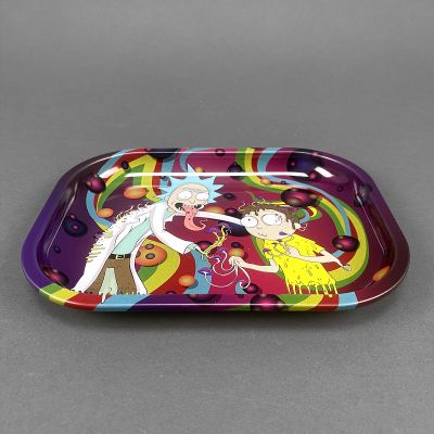 Rick and Morty Metal Rolling Tray
