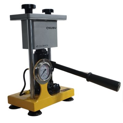 Qnubu Presse Cold Brick 4 Tonnen mit Manometer 6x12