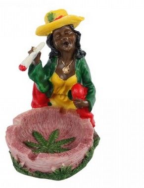 Rasta Woman Aschenbecher