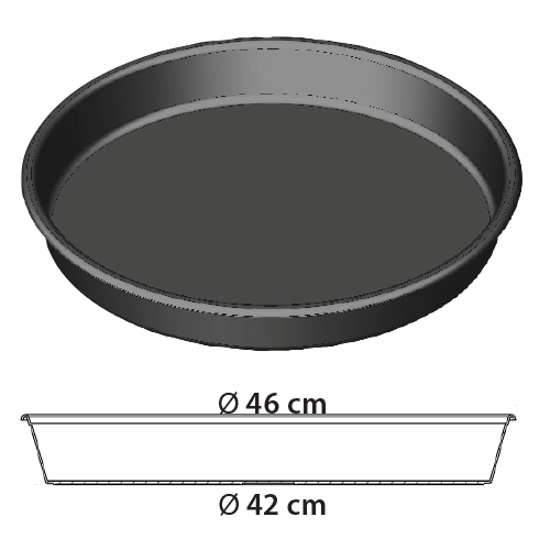 Untersetzer 42cm für 50L Topf rund